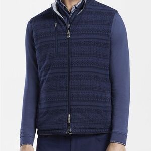 peter millar Cloudglow Fairisle Reversible Vest